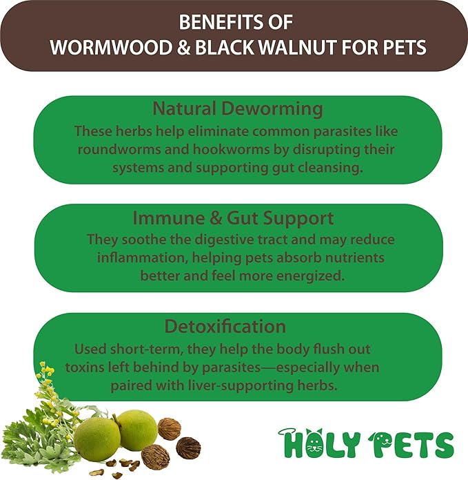 Herbal Gut Cleanse & Natural Parasite Support for Dogs & Cats with Probiotics – Promotes Digestive Health, Detox, and Wellness – 4oz Liquid Supplement for Pets – Made in The USA (4oz)-Mewly Pet