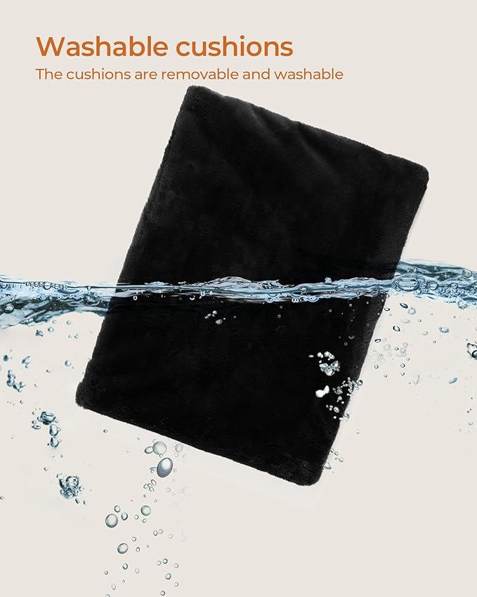 FourFurPets 26.7in Cat Tree Tower Condo, Cat Scratch Posts for Indoor Cats, Big Plate, Three 23.6in Full Sisal Scratching Posts, Black-Mewly Pet