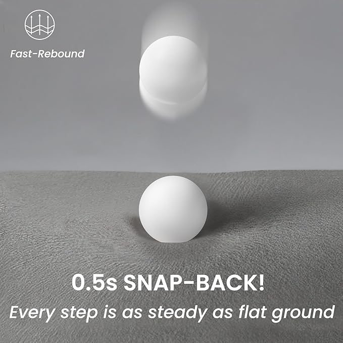 GoGoBunny Ramp Dog Stairs for High Beds 22.6" H, 5-Step Dog Slope Stairs with Durable Waterproof Fabric Cover, Pet Steps for Old Large Dogs Climbing, Non-Slip Sturdy Indoor Step, Beige-Mewly Pet