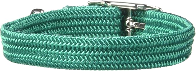 Kool Kat Elastic Cat Safety Collar with Bell, Green, 8"-Mewly Pet