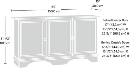 Sauder Viabella Storage Cabinet, Curado Cherry finish