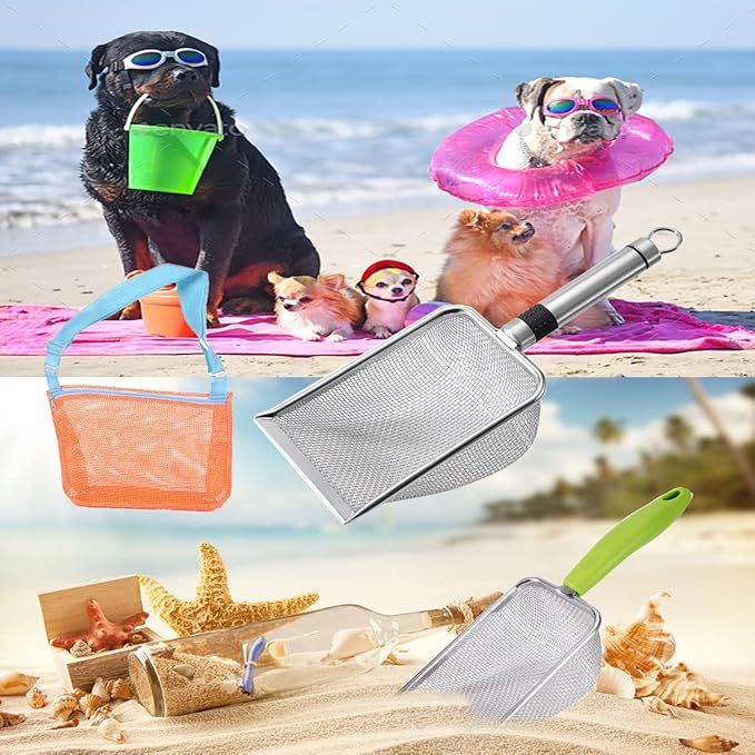 4PCS Reptile Scooper,Litter Cleaner Corner Scoop, Reptile Sand Fine Mesh,Cat Little Scoop, Bearded Dragon Sand Shovel,Pet Poo Shovel Scooper (4PCS Shovels)-Mewly Pet