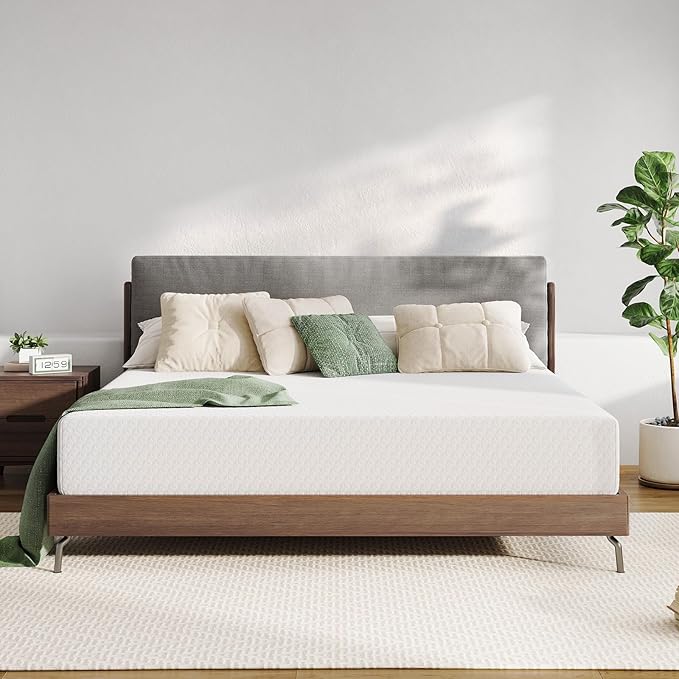 Novilla Queen Mattress, 10 Inch Memory Foam Mattress Queen Size with Comfort Foam for Pressure Relief & Cool Fresh Sleep,Removable Washable Cover, Memory Foam Mattresses, Medium Firm
