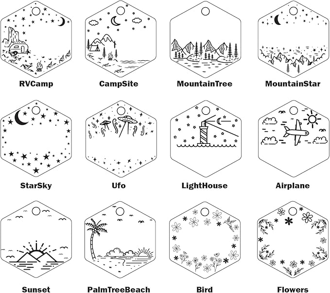 Personalized Dog Tag with 5 Lines of Custom Deep Engraved Durable Stainless Steel Pet ID Name Tag Designer Regular Size Hexagon-Mewly Pet