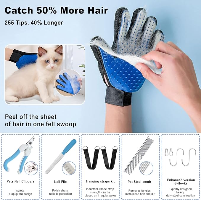 Dog First Aid Kit - Pet First Aid Kit for Dogs Pet Emergency Kit with Grooming Hammock Harness Nail Clipper First Aid Supplies for Home Camping-Mewly Pet