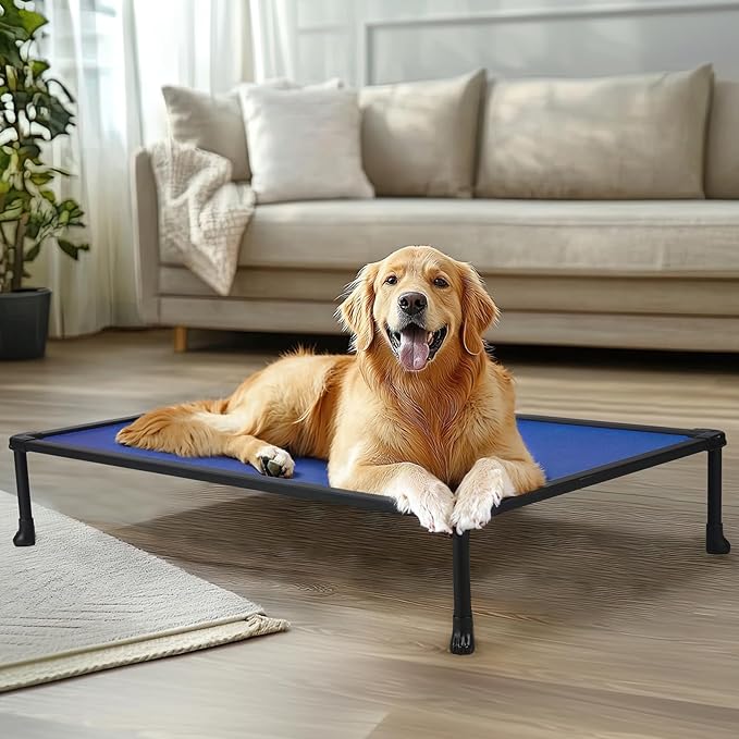 Veehoo Chew Proof Dog Bed - Anti-Scratch Durable Dog Hammock, Off Ground, CWC2420ACP-Mewly Pet