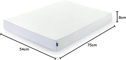 ZINUS 8 Inch Green Tea Cooling Gel Memory Foam Mattress, Full, Fiberglass Free, Cooling Gel Foam, Pressure Relieving, CertiPUR-US Certified, Mattress in A Box, White