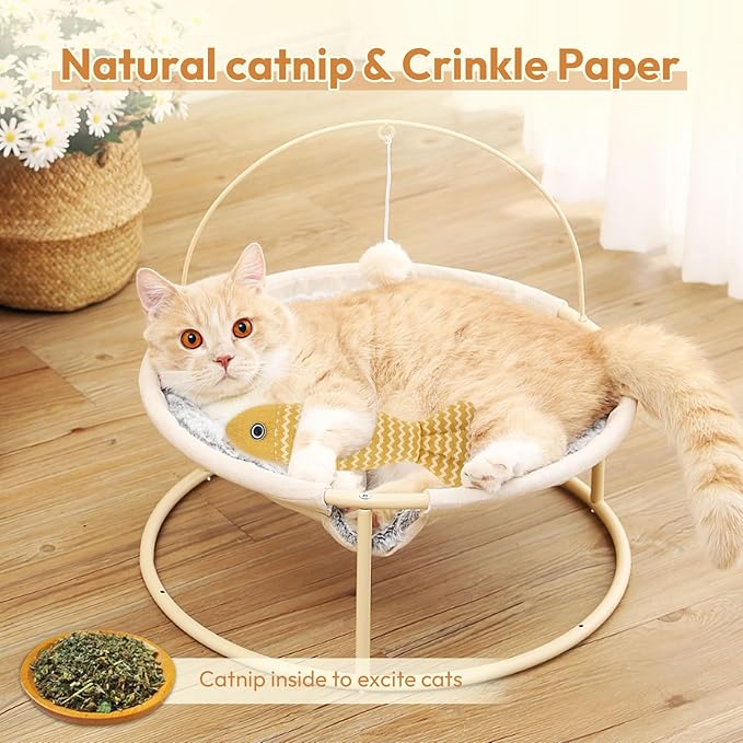 2 Pcs Catnip Toys Fish, Self Play, Cat Toys for Indoor Cats and Kitten, Catnip Cat Toy, Interactive Kitten Exercise Kicker Toys for Indoor Cats 7.8 Inches for All Breeds-Mewly Pet