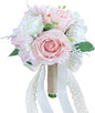 Wedding Bouquets for Bride Bridesmaid, Artificial Dusty Rose Bride Flower Bouquet for Wedding Church Decoration Ceremony, Anniversary, etc, Roses Flowers