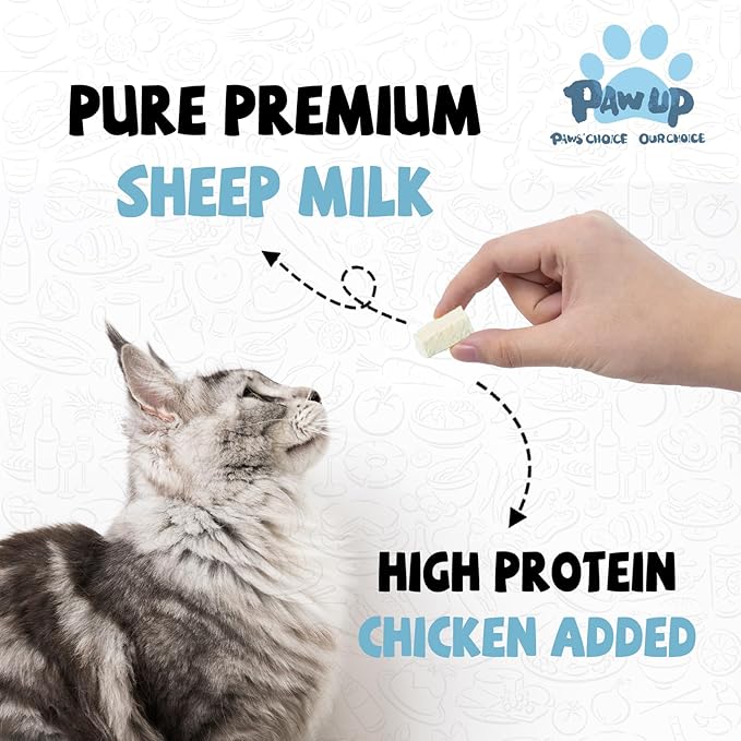 Freeze Dried Sheep Milk Yogurt Flavor, Gentle Sheep Milk Dog Treats for Sensitive Stomachs Puppies, 2.8 oz-Mewly Pet