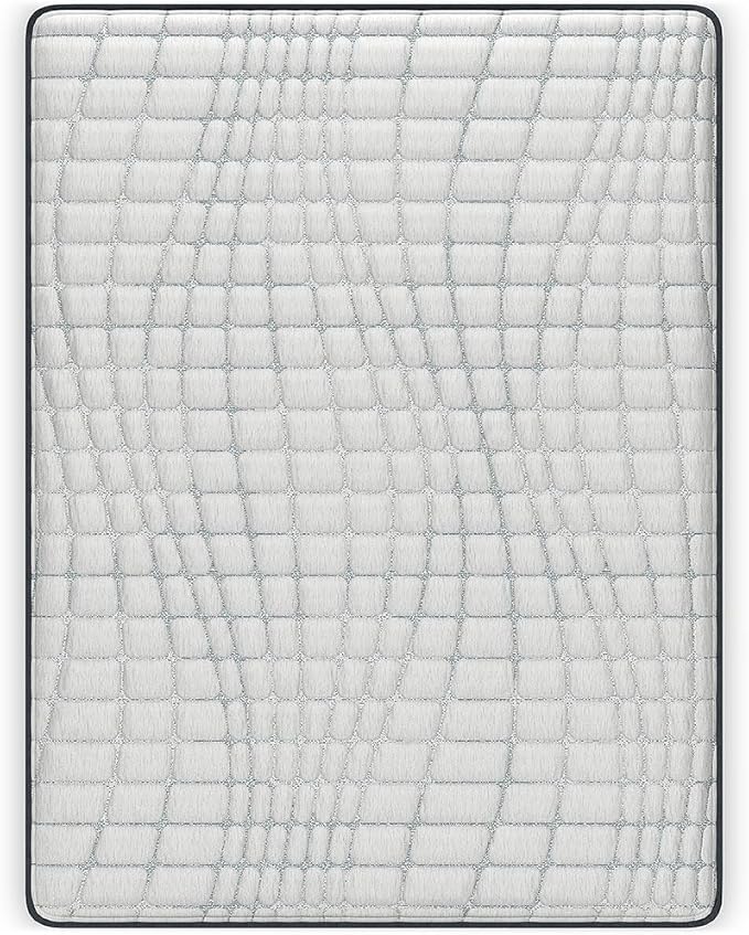 Signature Design by Ashley Hybrid 1200 12" Firm Moisture Wicking Mattress with Charcoal-Infused Gel Memory Foam and Edge Support for Pressure Relief and Temperature Regulating, Queen, Fiberglass Free