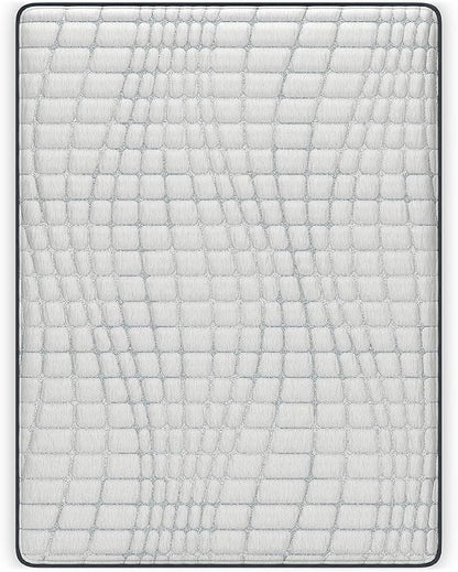 Signature Design by Ashley Hybrid 1200 12" Firm Moisture Wicking Mattress with Charcoal-Infused Gel Memory Foam and Edge Support for Pressure Relief, Temperature Regulating, Twin XL, Fiberglass Free
