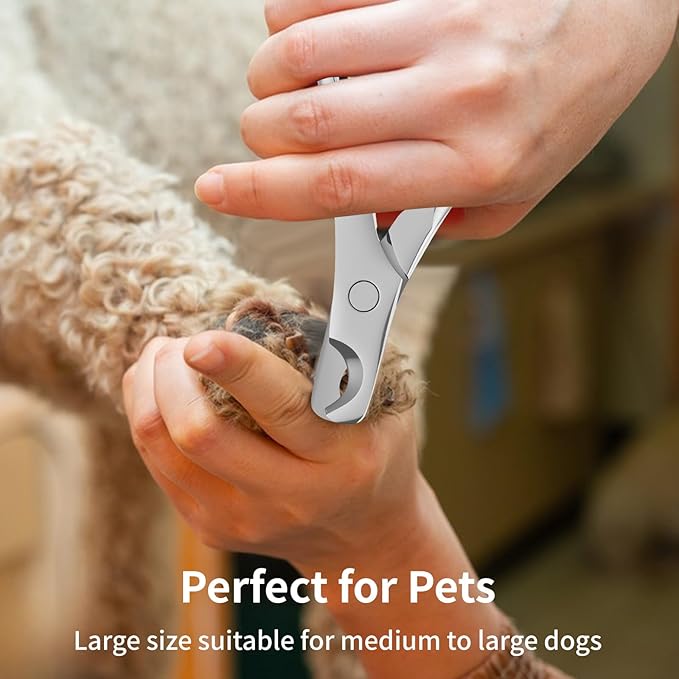 Dog Nail Clippers & Trimmers with Safety Guard - Heavy Duty Pet Nail Clippers for Large, Medium, Small Dogs & Cats-Mewly Pet