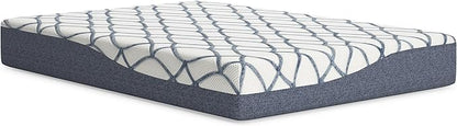 Signature Design by Ashley 10 Inch Chime Elite 2.0 Firm Green Tea Memory Foam Mattress for Cool Sleep and Pressure Relief, Twin, Fiberglass Free, Mattress In A Box