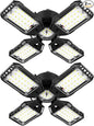 LED Garage Lights Bulb 2 Pack - 120W, 12000LM 6500K Led Shop Light with 4+1 Deformable Panels, Basement Barn Light, E26/E27 for Warehouse, Shop