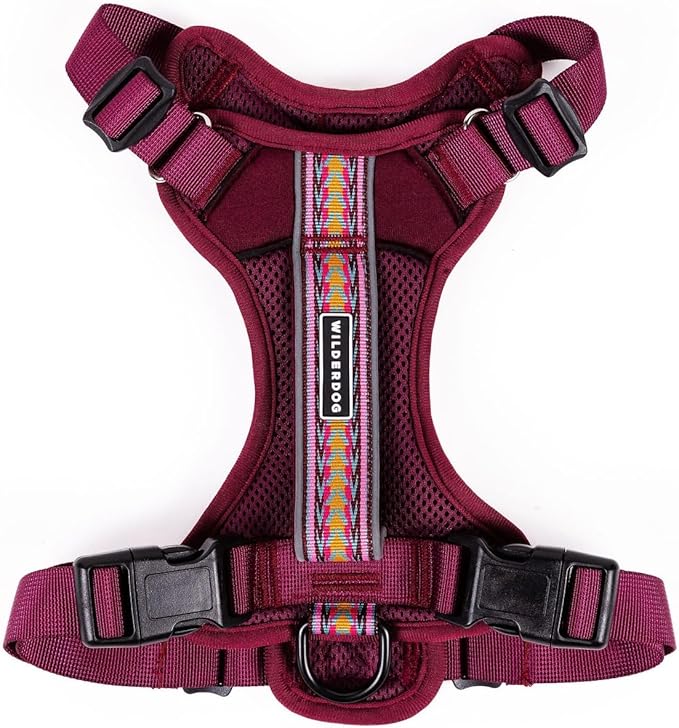 Wilderdog Lightweight Dog Harness with Reflective Straps - Medium - Huckleberry-Mewly Pet