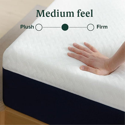 ZINUS 12 Inch King Cooling Comfort Hybrid Mattress [New Version], Fiberglass Free, Medium Firm Feel, Motion Isolation, Certified Safe Foams & Fabric