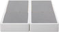 ZINUS 9 Inch Box Spring with Cover, No Assembly Mattress Foundation, Sturdy Metal Structure, Split Queen, White