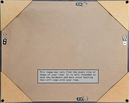 Amanti Art Brown Bathroom Mirror for Over Sink, 35x45 Bark Rustic Char Rectangle Vanity Mirror, X-Large Country Rustic Frame, Hangs Horizonally and Vertically, Bathroom Wall Decor, Beveled Edge