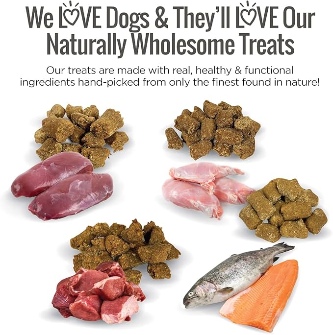 Smart Cookie All Natural Soft Dog Treats - 4 Flavor Variety Pack (5oz Each) - Healthy Dog Treats for Dogs & Puppies with Allergies, Sensitive Stomachs - Chewy, Grain Free, Made in USA-Mewly Pet