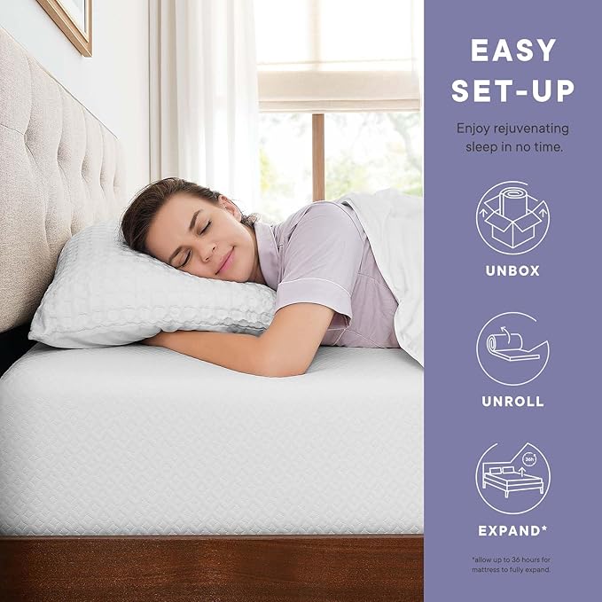 Modway Mila Firm 10" Fiberglass Free Memory Foam Full Mattress