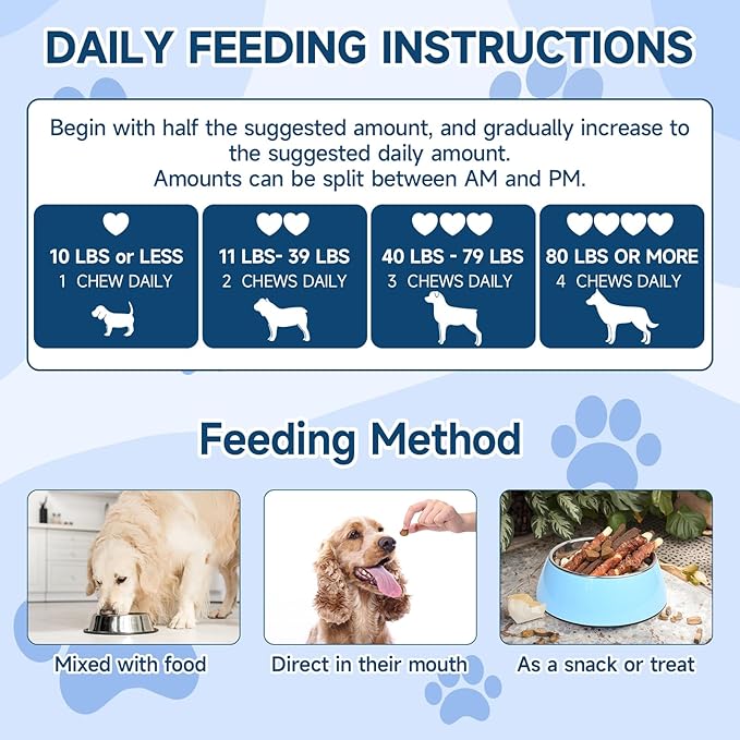 Dog Probiotic for Dogs, 200 Soft Treats Dog Probiotics for Digestive Health & Immune System, Probiotic Chews for Dogs, Support Gut Health|Itchy Skin|Diarrhea|Gas Relief Treatment-Mewly Pet