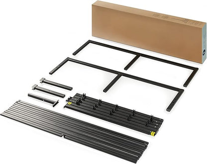 Best Price Mattress 16 Inch Metal Platform Bed Frame, Heavy Duty Steel Slats, Black, Twin