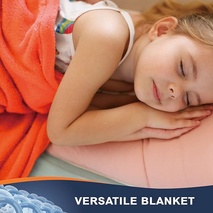 Walensee Fleece Blanket Plush Throw Fuzzy Lightweight (Queen Size 90x90 Coral) Super Soft Microfiber Flannel Blankets for Couch, Bed, Sofa Ultra Luxurious Warm and Cozy for All Seasons