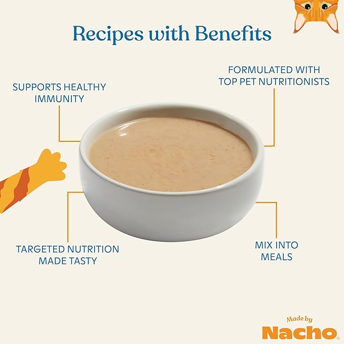 Made by Nacho Bone & Joint Support Cage-Free Chicken Puree Meal Topper with Bone Broth (36 Count)