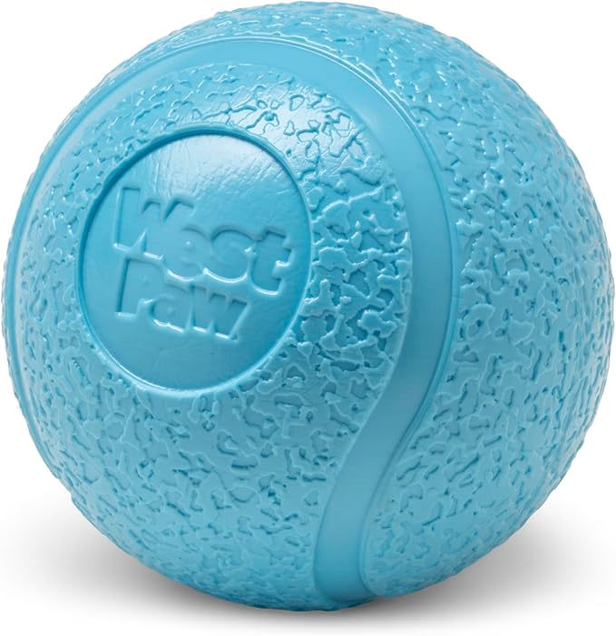 WEST PAW Boundr Ball Dog Fetch Toy – Bouncing Toys for Dogs, Fetch, Catch, Chewing, Play – Floatable, Recyclable Balls – Small Hot Pink/Aqua Blue 2-Pack-Mewly Pet