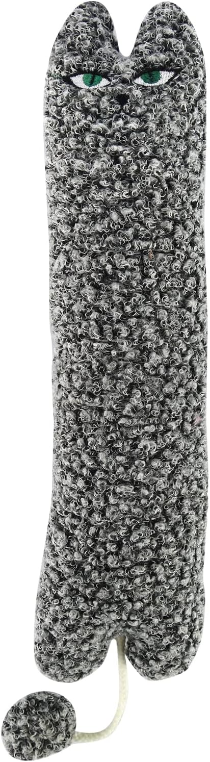 TTcat Catnip Silvervine Matatabi Pillow for Cats & Kittens,Cat Kicker Toy,Large Size Cat Pillow Soothing Plush Cat Toy(Grey).-Mewly Pet