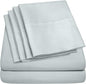 Twin Size Bed Sheets - 4 Piece 1500 Supreme Collection Fine Brushed Microfiber Deep Pocket Twin Sheet Set Bedding - 1 EXTRA PILLOW CASES, GREAT VALUE, Twin, Porclain Blue