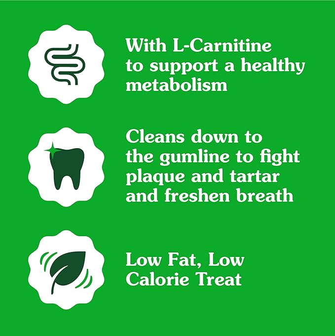 Greenies Weight Management Teenie Dog Dental Chews Weight Control Dog Treats, 27 oz. Pack (96 Treats)-Mewly Pet