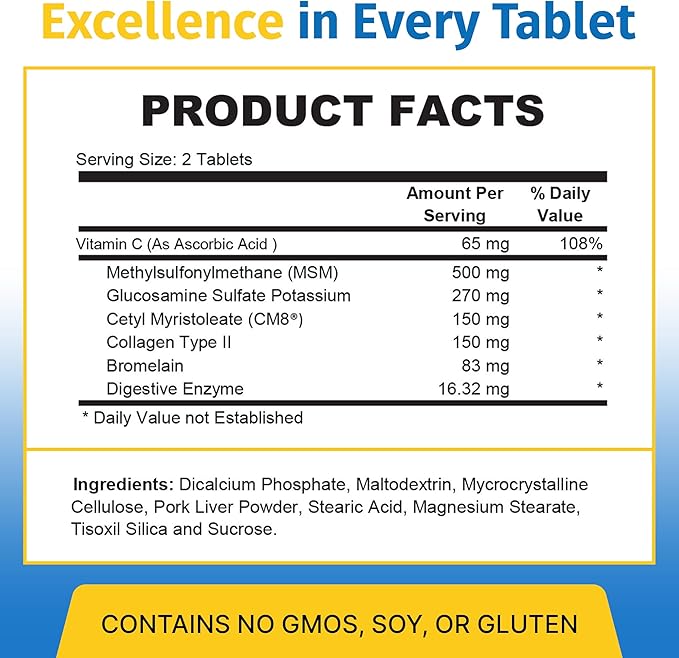 Hip & Joint Supplement for Dogs & Cats with Cetyl Myristoleate, Glucosamine, Collagen, MSM - Advanced Joint Support for Mobility, Senior Pets, Small & Large Breeds - 60 Chews (Pork Liver)-Mewly Pet