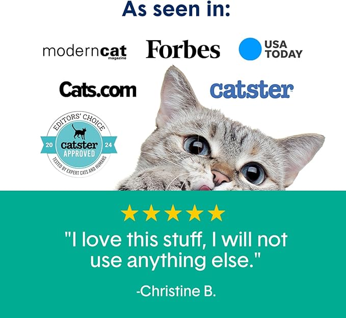 Boxie Gently Scented Cat Litter, Lightweight 30-Day Odor Control, Clumping, 6.5lb-Mewly Pet