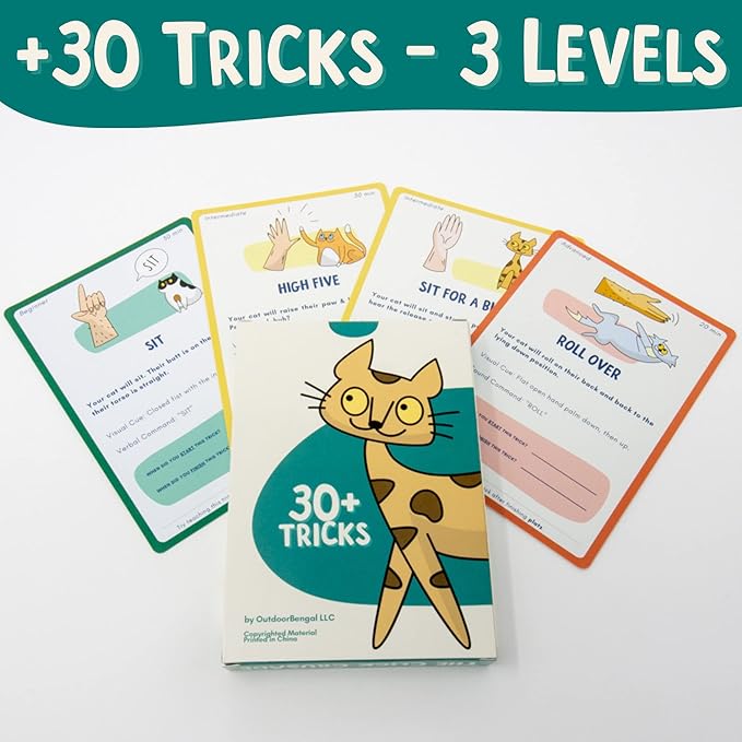 The Click Crusade (Cat Training Card Game Guide to Clicker Training for Cats for Teaching Tricks, Improving Communication and Bonding with Your Kitten (Clicker not Included)-Mewly Pet