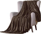 Walensee Fleece Blanket Plush Throw Fuzzy Lightweight (King Size 108x90 Brown) Super Soft Microfiber Flannel Blankets for Couch, Bed, Sofa Ultra Luxurious Warm and Cozy for All Seasons
