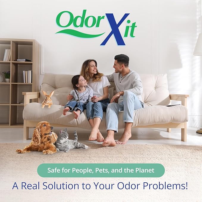 AQM by OdorXit, Air Quality Manager Chlorine Dioxide Odor Removal Packet, Dog Odor Eliminators for Hom, Wet Dog Smell & Car Deodorizer, Cigarette & Strong Smell Neutralizer, 25g-Mewly Pet