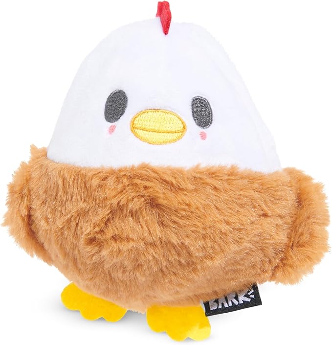 Barkbox Hatch Me If You Can Dog Toy for Medium to Large Aggressive Chewers Two-Layer Tearable Toy with Hidden Surprise Inside for Interactive Playtime-Mewly Pet