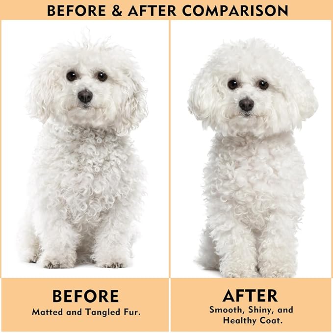 Dog Slicker Brush for Shedding & Grooming - Professional Dog Brush and Cat Brush with Coated Tips & Air-Cushion Design, Deshedding Tool Removes Undercoat Tangles & Loose Fur for Long/Short Hair Pets-Mewly Pet