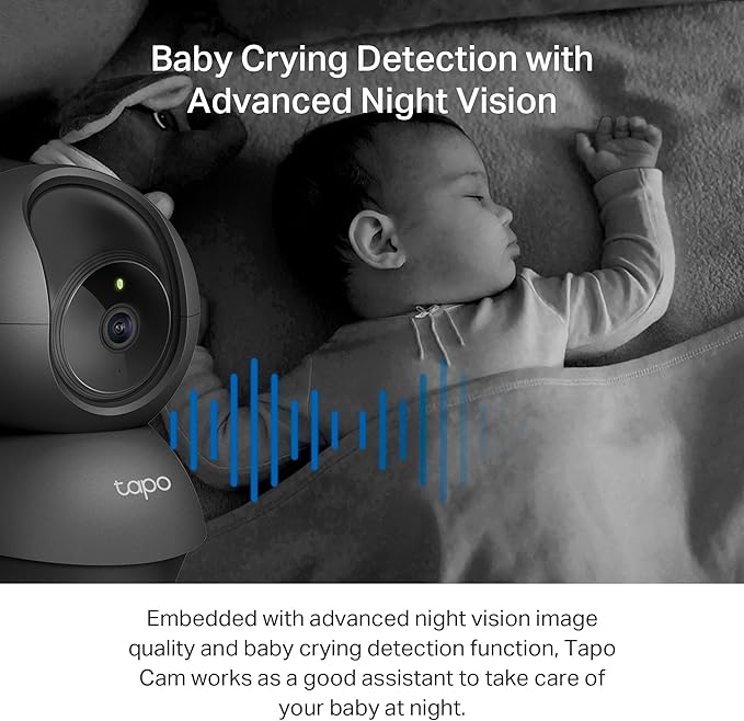 Tapo TP-Link 2K Pan/Tilt Indoor Security Camera for Baby Monitor, Pet Camera, Motion Detection & Tracking, 2-Way Audio, Cloud & SD Card Storage, Works w/Alexa & Google Home, Black, C211(2-Pack)-Mewly Pet