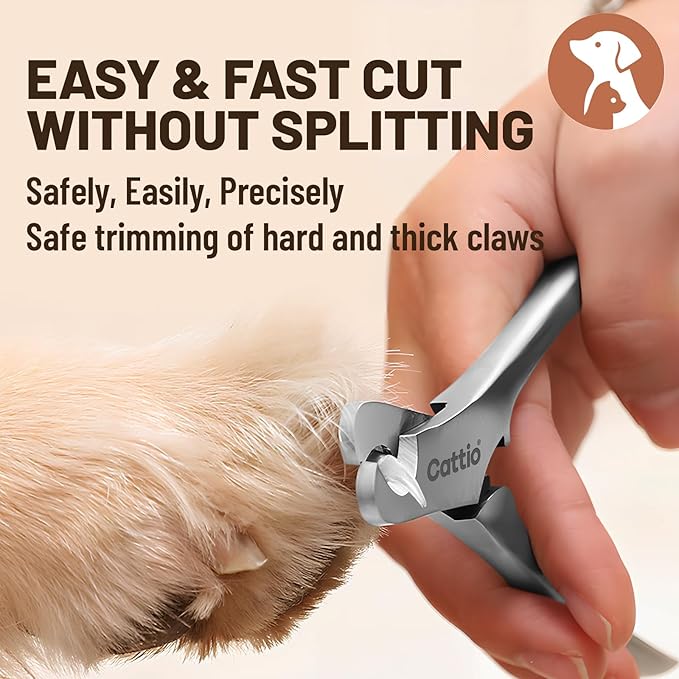 Dog Nail Clippers - All Steel Material, Built-in Spring,Heavy Duty Dog Nail Trimmer Full Metal Razor Sharp Professional for All Dogs Cats with Thick Toena,Dog Nail Trimmers-Mewly Pet