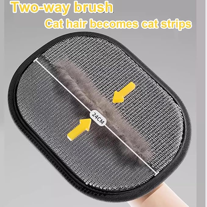 2PC Pet Hair Removal Glove,2025 New Reusable Pet Hair Removal Tool, Suitable for Bed Sheets, Sofas, Clothes, Carpets, Car Seats, and Static Gloves for Dogs and Cats-Mewly Pet