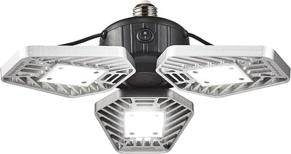 Ontel Beyond Bright LED Ultra-Bright Garage Light - 3 Adjustable Panels, Energy Efficient, Easy to Install, Durable and Long-Lasting Light for Garages, Warehouses and More