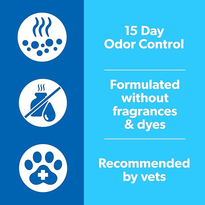 Fresh Step Advanced Simply Unscented Clumping Litter, Fresh Step Unscented Cat Litter Fights Odor on Contact, 18.5 lb. Box-Mewly Pet