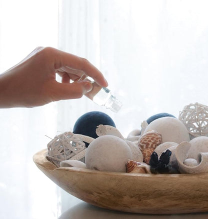 ANDALUCA Pacific Isles Scented Potpourri | Made in California Beach Home Décor | Large 20 oz Bag + Fragrance Vial | Scents Sandalwood and Coconut Blooms