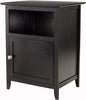 Winsome Henry Accent Table, 19 inches, Black