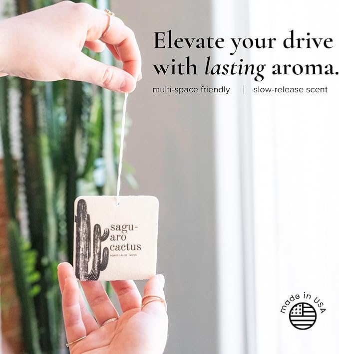 Saguaro Cactus Car Air Fresheners, 4 Pack-Mewly Pet