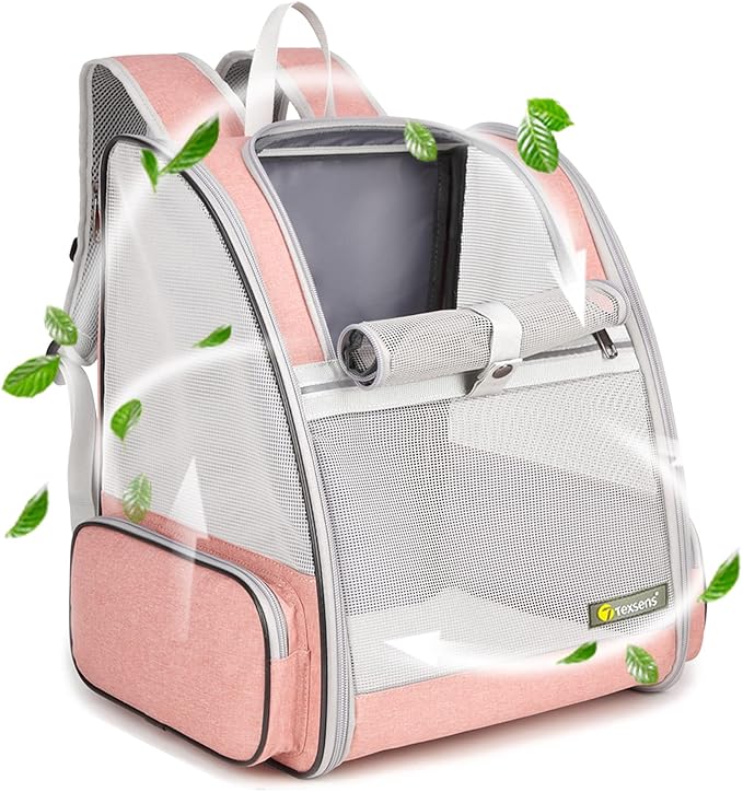 Texsens Innovative Traveler Bubble Backpack Pet Carriers for Cats and Dogs-Mewly Pet