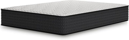 Signature Design by Ashley Limited Edition Plush 12 Inch Hybrid Mattress with Gel Memory Foam and Edge Support for Cool Sleep and Pressure Relief, Twin, Fiberglass Free, Mattress In A Box